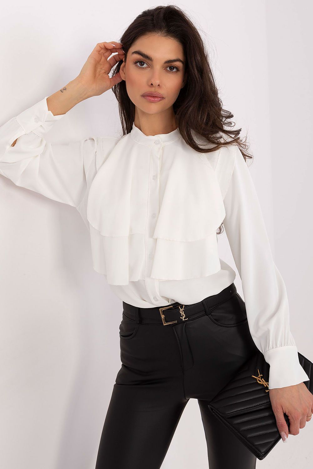 Camisa Blanca Volant Classique
